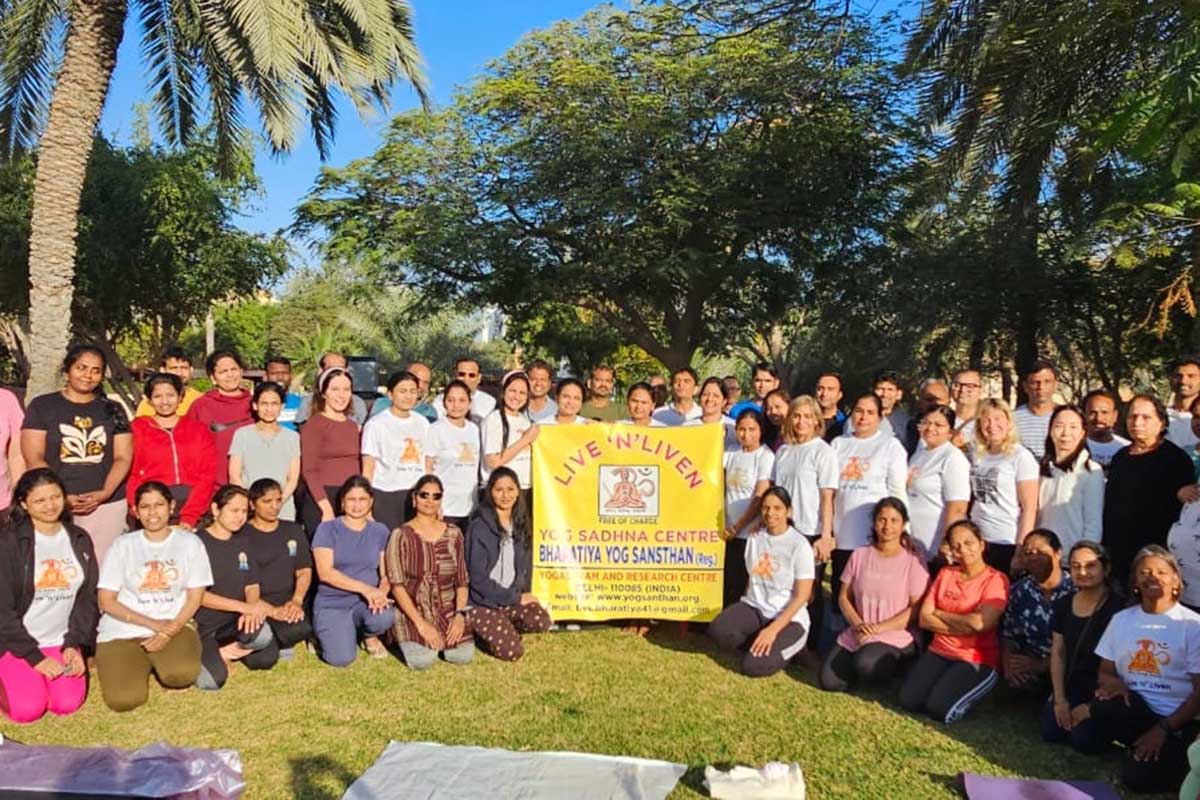 दुबई में महिला योग शक्ति दिवस